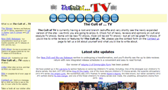Desktop Screenshot of cultoftv.co.uk